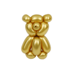 Set 50 Baloane Modelaj Latex Chrome Auriu/Gold 135-145cm