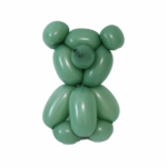 Set 50 Baloane Modelaj Latex Retro Verde/Green 135-145cm