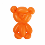 Set 50 Baloane Modelaj Latex Portocaliu/Orange 135-145cm