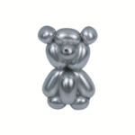 Set 50 Baloane Modelaj Latex Chrome Argintiu/Silver 135-145cm