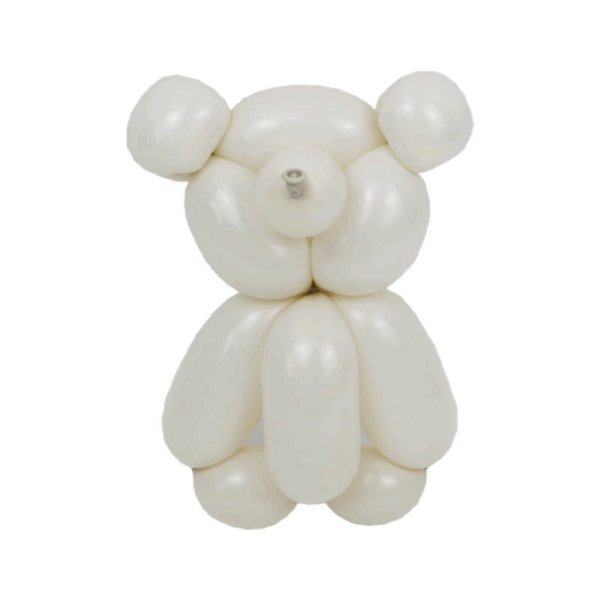 Set 50 Baloane Modelaj Latex Retro Nisip/Sand White 135-145cm