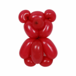 Set 50 Baloane Modelaj Latex Rosu/Red 135-145cm