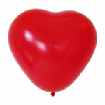 Set 5 Baloane Latex Inimă Rosie 30 cm