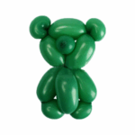 Set 50 Baloane Modelaj Latex Verde Inchis/Blackish Green 135-145cm