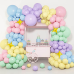 Arcadă de Baloane Latex, Culori Pastelate-94 Bucati