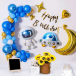 Arcadă de Baloane Tematică „Astronaut”-60 Bucati