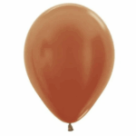 Set 25 Baloane Latex Metalic 13cm  Maro Cafeniu, Coffe