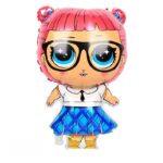 Balon Folie 48cm x 81cm, Formă de Păpușă LOL