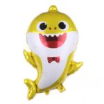 Balon Folie 49cm x 65cm, Baby Shark Galben