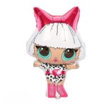 Balon Folie 49cm x 82cm, Formă de Personaj LOL Diva