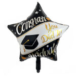 Balon Folie 55cm x 55cm, Steluță Aniversară