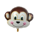Balon Folie 60cm x 50cm, Formă de Maimuțică Zâmbitoare