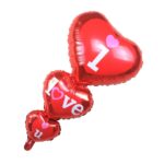 Balon Folie 98cm x 50cm, Set Inimioare