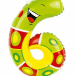 Balon Folie Animal 40cm Cifra 6