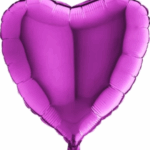 Balon Folie Inima 45cm , Fuchsia