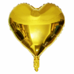 Balon Folie Inima 46cm, Auriu
