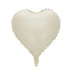 Balon Folie Inima 46cm, Bej