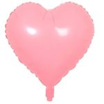 Balon Folie Inima 46cm, Roz Deschis