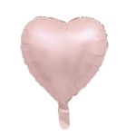 Balon Folie Inima 46cm, Roz Pastel