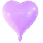 Balon Folie Inima 46cm, Violet Pastel