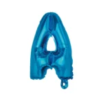 Balon Folie Litera A 40cm, Albastru