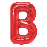 Balon Folie Litera B 40cm, Rosu