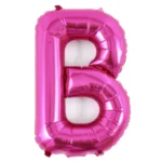 Balon Folie Litera B 40cm, Fuchsia