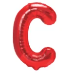 Balon Folie Litera C 40cm, Rosu