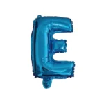 Balon Folie Litera E 40cm, Albastru