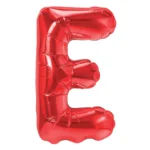 Balon Folie Litera E 40cm, Rosu