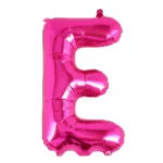 Balon Folie Litera E 40cm, Fuchsia