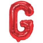 Balon Folie Litera G 40cm, Rosu