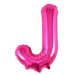 Balon Folie Litera J 40cm, Fuchsia