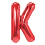 Balon Folie Litera K 40cm, Rosu