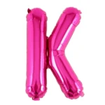 Balon Folie Litera K 40cm, Fuchsia