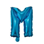 Balon Folie Litera M 40cm, Albastru