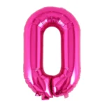 Balon Folie Litera O 40cm, Fuchsia