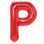 Balon Folie Litera P 40cm, Rosu