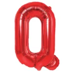 Balon Folie Litera Q 40cm, Rosu