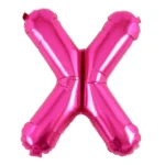 Balon Folie Litera X 40cm, Fuchsia