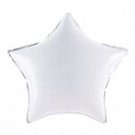 Balon Folie Stea 46cm, Alb 