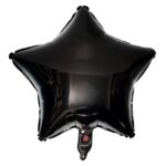Balon Folie Stea 46cm, Negru