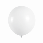 Set 100 Baloane Latex 25cm, Alb