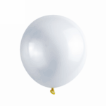 Set 5 Baloane Latex Jumbo 46cm, Transparent