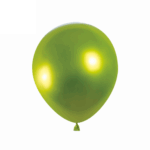 Set 25 Baloane Latex Chrome 25cm, Verde Deschis