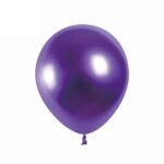 Set 50 Baloane Latex Chrome 30cm, Mov