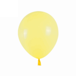 Set 100 Baloane Latex Macaron 13cm, Galben,Yellow