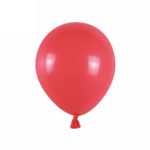 Set 5 Baloane Latex JumboMacaron 46cm, Rosu,Red