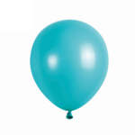 Set 25 Baloane Latex Metalic 13cm, Turquoise Tiffany