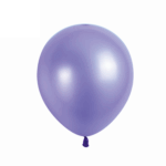 Set 25 Baloane Latex Metalic 13cm, Mov Deschis